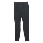 NIKE Womens Black Slim Tapered Leggings S W25 L25 Drawstring Activewear Bottoms