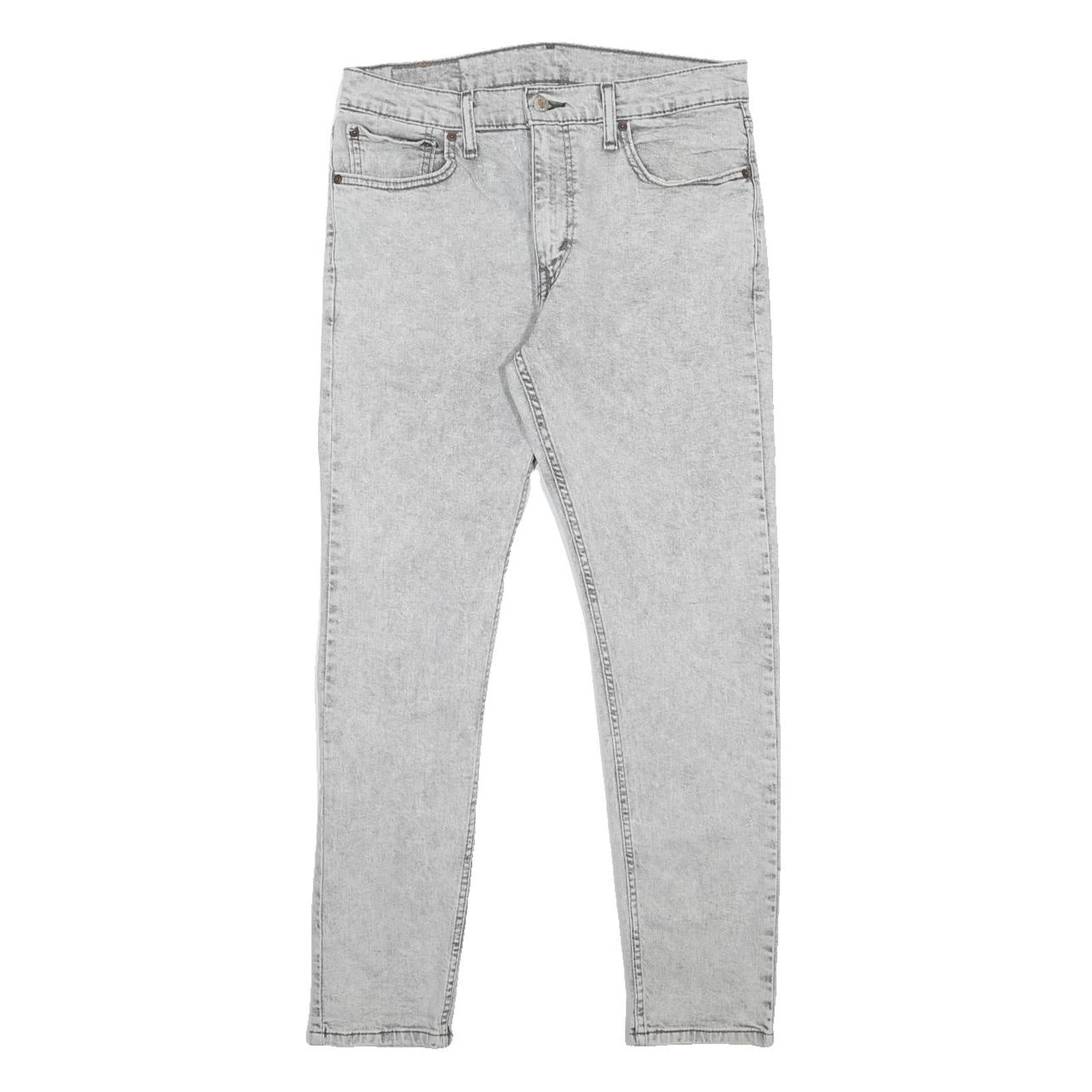 LEVI'S 512 Tapered Mens Jeans Light Blue Slim Tapered Denim W32 L30 Classic