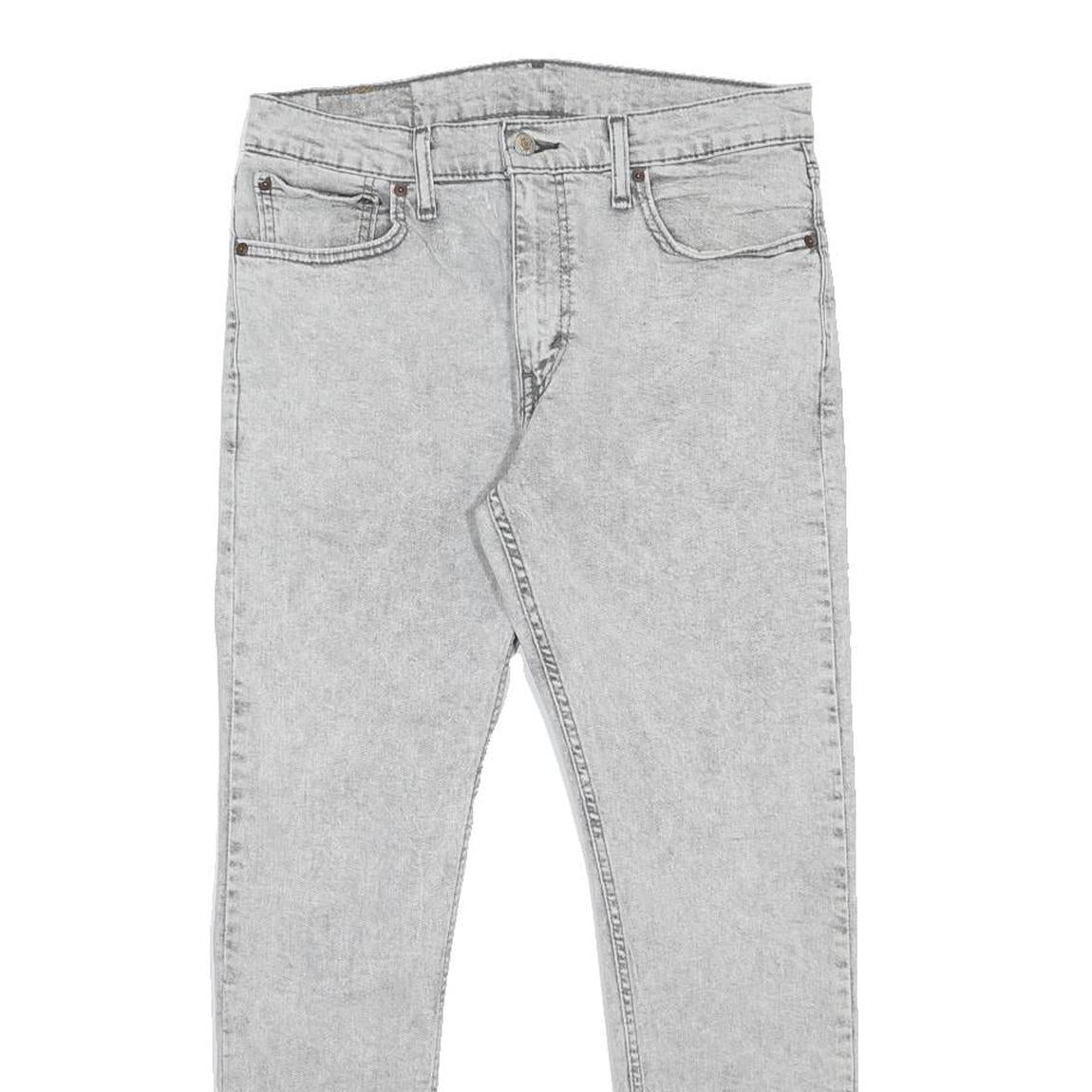 LEVI'S 512 Tapered Mens Jeans Light Blue Slim Tapered Denim W32 L30 Classic