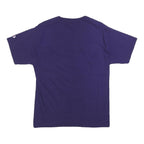 CHAMPION Mens Blue San Francisco State University Alumni Graphic T-Shirt M Short