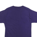 CHAMPION Mens Blue San Francisco State University Alumni Graphic T-Shirt M Short