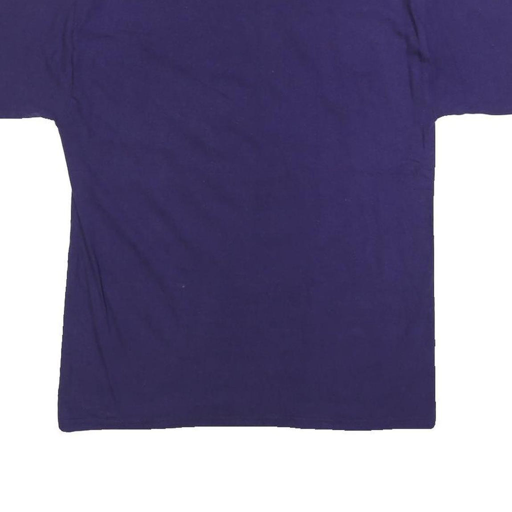 CHAMPION Mens Blue San Francisco State University Alumni Graphic T-Shirt M Short