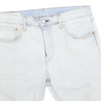 LEVI'S Womens Denim Casual Shorts Blue M W32 Frayed Hem Relaxed Fit