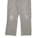 DICKIES Mens Regular Grey Jeans Denim W32 L30 Workwear Pockets Closure Zip