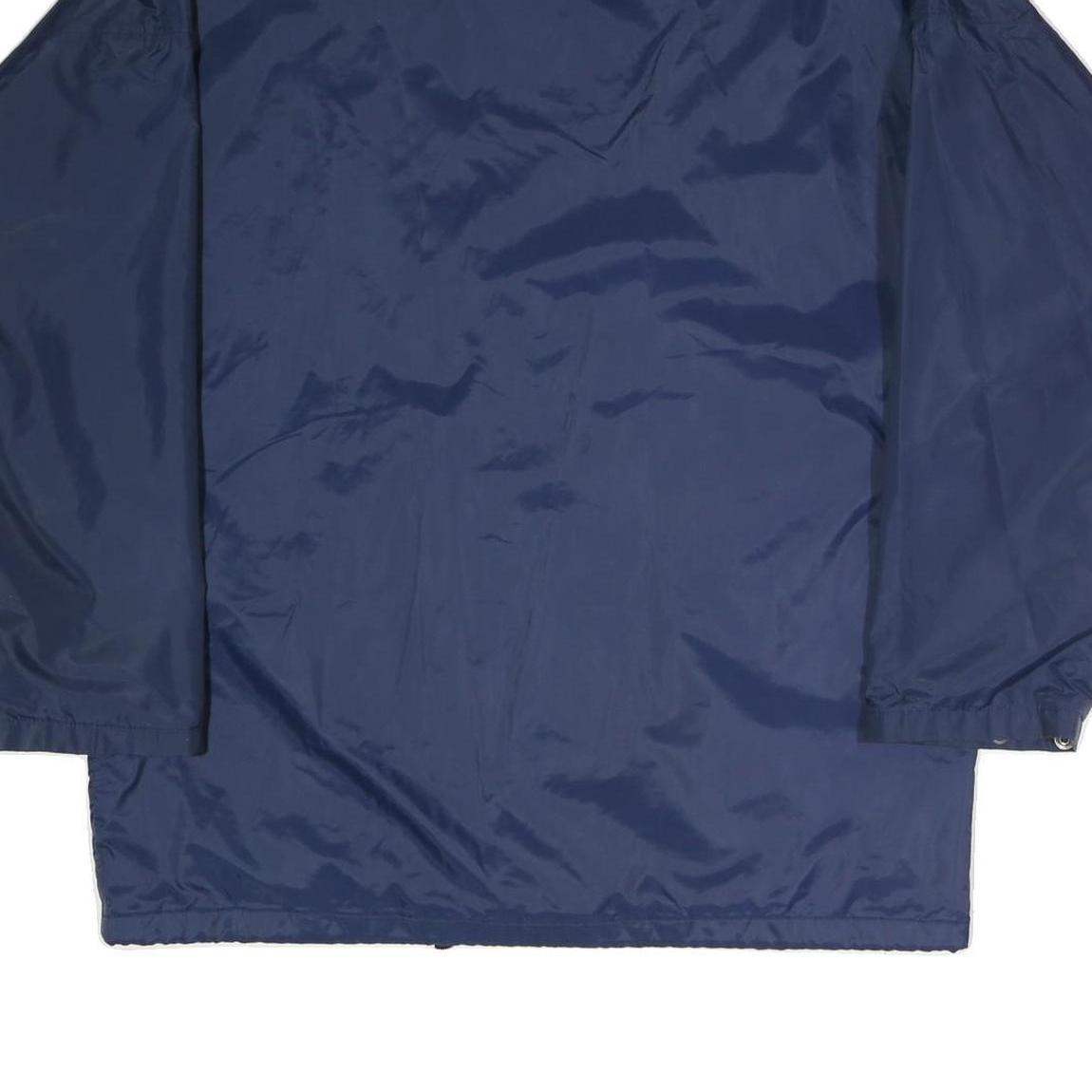 HELLY HANSEN Mens Navy Blue Jacket XL Polyester Blend Plain Water Resistant Zip