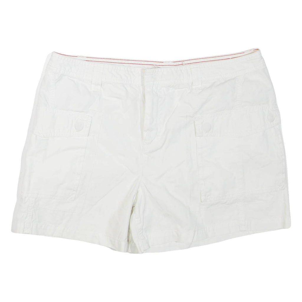 TOMMY HILFIGER Womens Casual Shorts White L W35