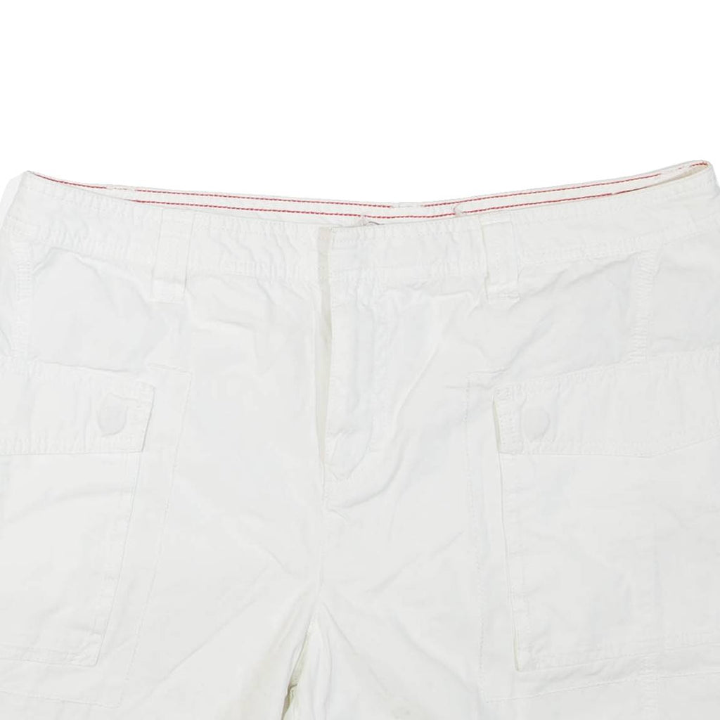 TOMMY HILFIGER Womens Casual Shorts White L W35