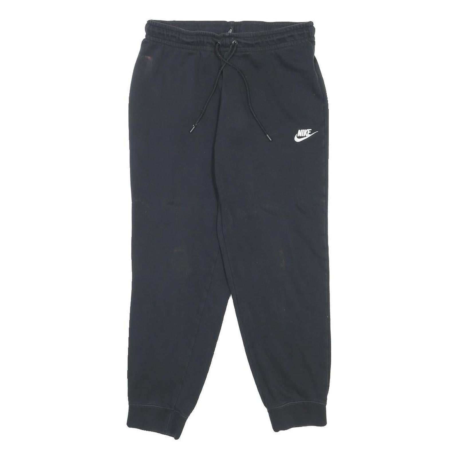 NIKE Womens Joggers Black Slim Tapered M W26 L25 Casual Comfort Drawstring
