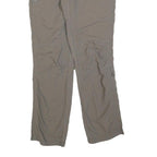 ICEPEAK Womens Regular Beige Trousers W30 L30 Polyester Blend Zip Comfort Casual