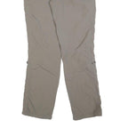 ICEPEAK Womens Regular Beige Trousers W30 L30 Polyester Blend Zip Comfort Casual