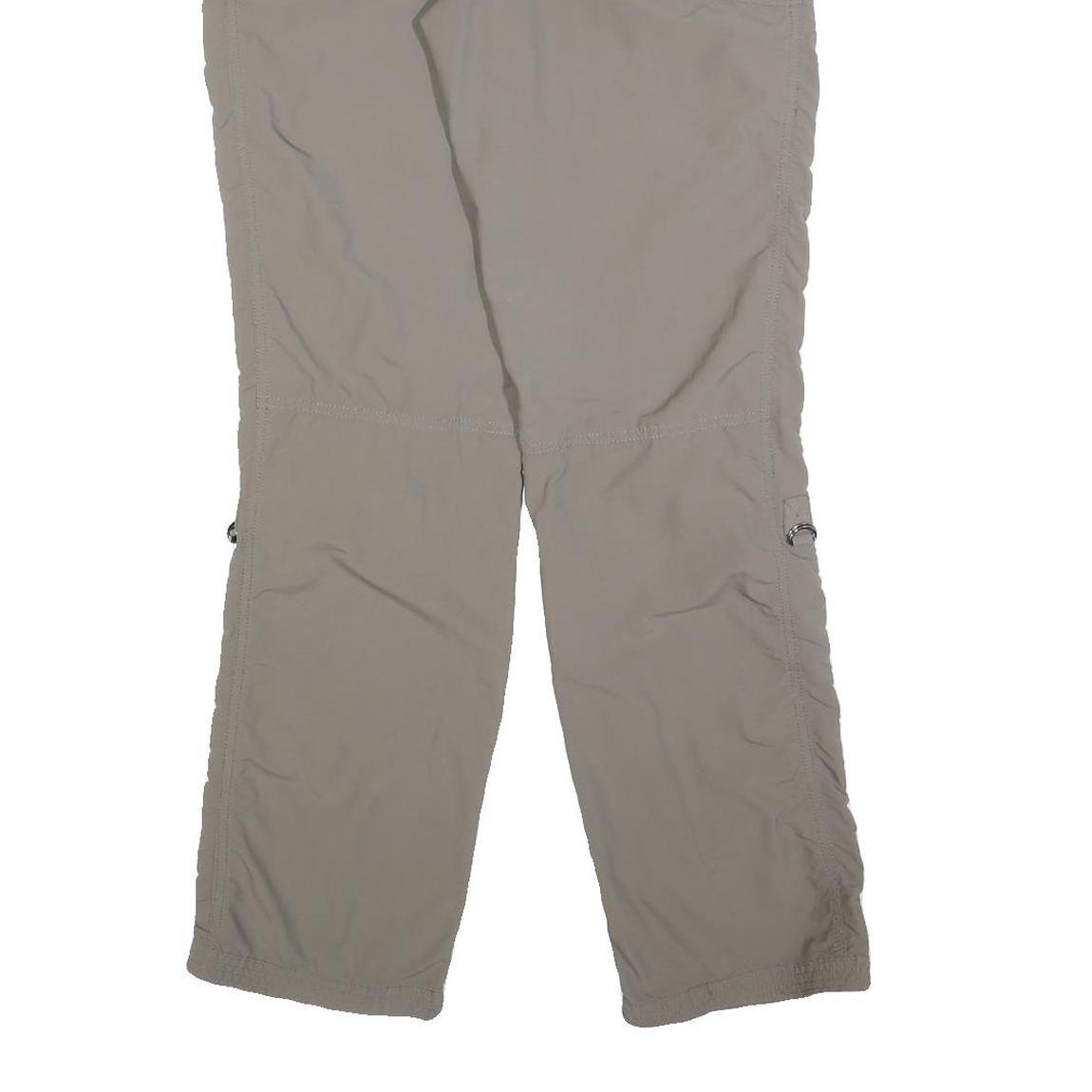 ICEPEAK Womens Regular Beige Trousers W30 L30 Polyester Blend Zip Comfort Casual