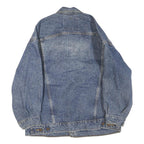 LEVI'S Mens Blue Denim Jacket M Cotton Button Front Classic Fit Casual