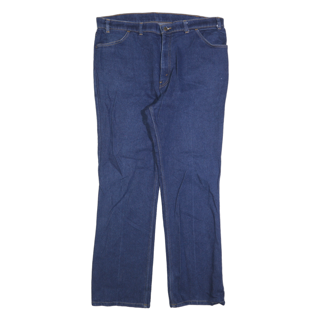 LEVI'S Mens Regular Fit Blue Denim Jeans Zip W40 L32 Classic Style
