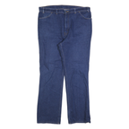 LEVI'S Mens Regular Fit Blue Denim Jeans Zip W40 L32 Classic Style