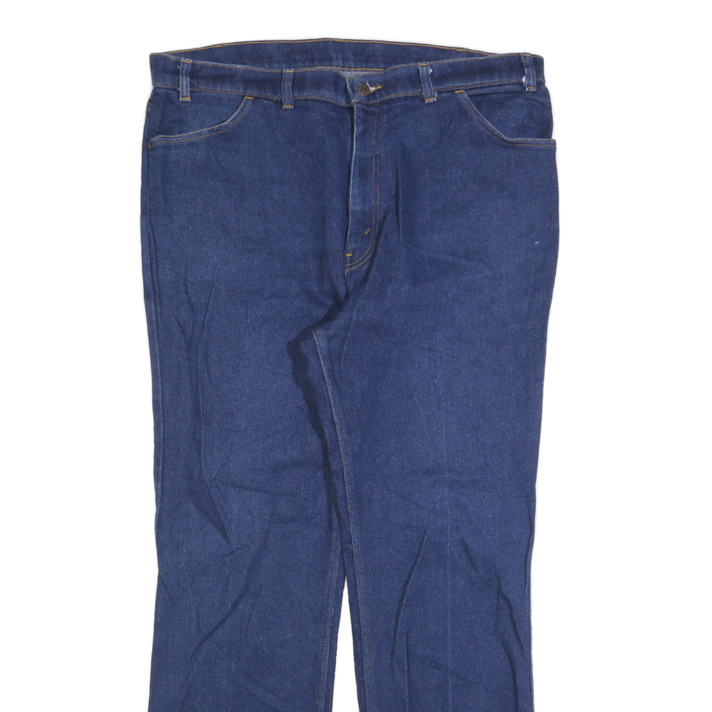 LEVI'S Mens Regular Fit Blue Denim Jeans Zip W40 L32 Classic Style