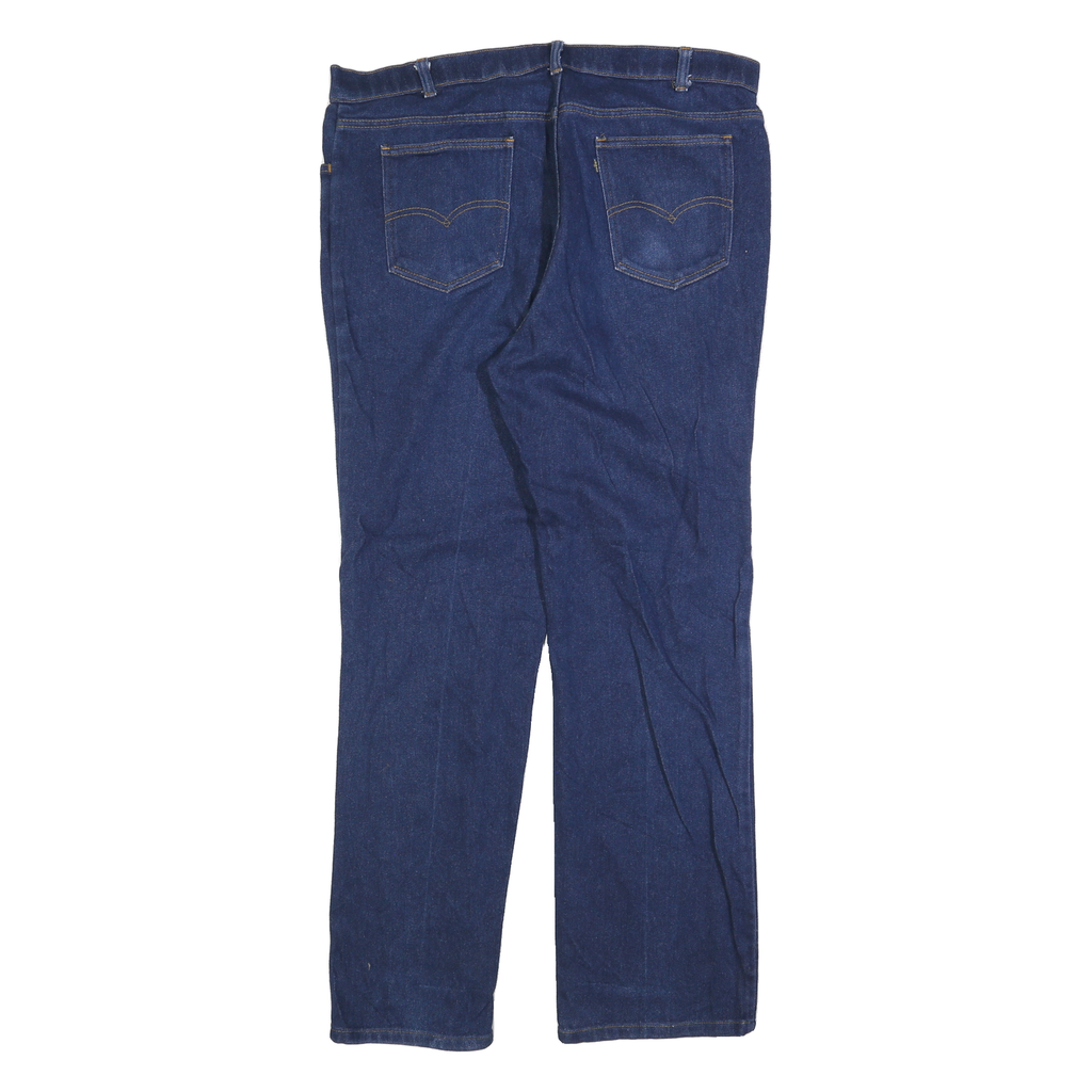 LEVI'S Mens Regular Fit Blue Denim Jeans Zip W40 L32 Classic Style