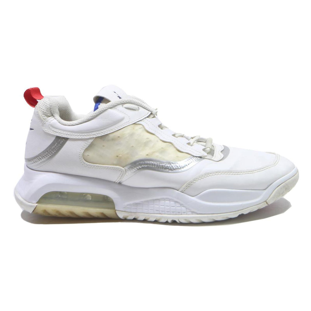 AIR JORDAN Trainers Mens Lace-Up White Synthetic UK 11 Air Cushion Support