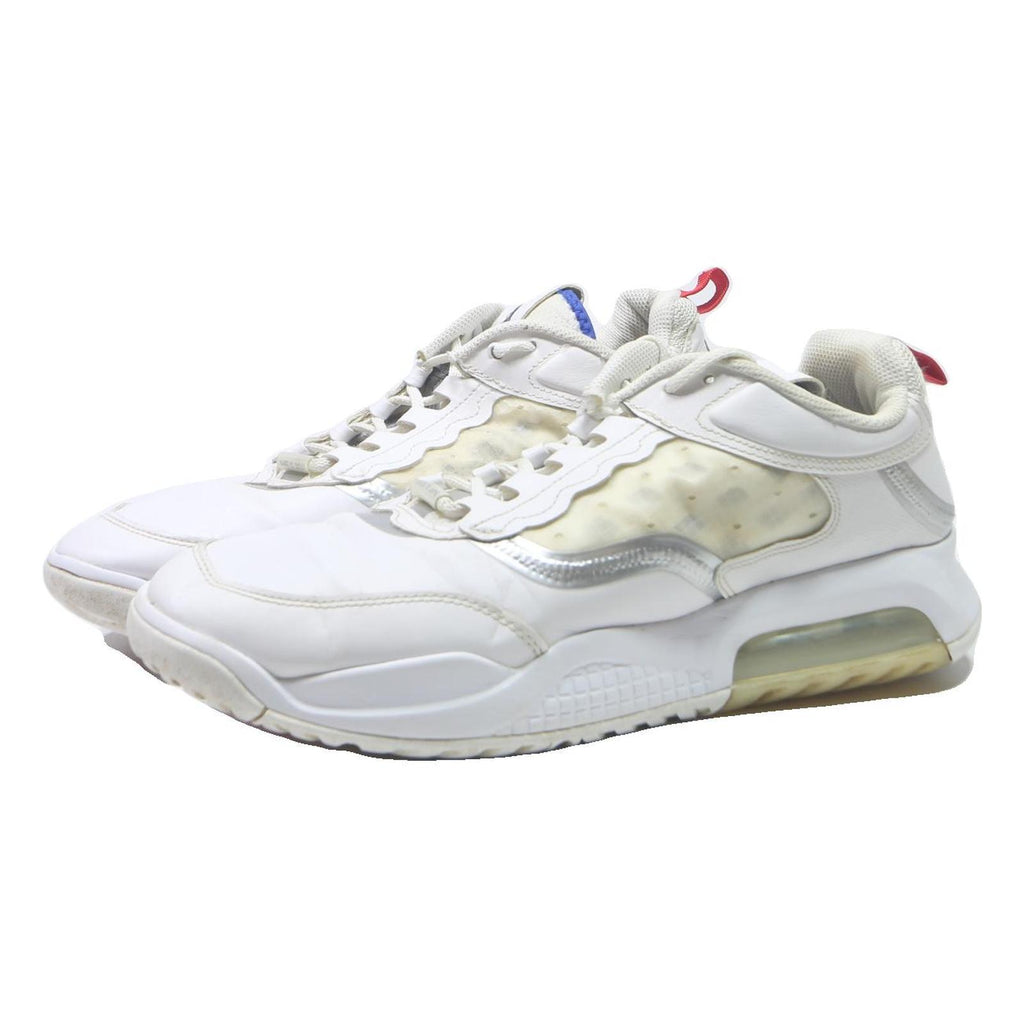 AIR JORDAN Trainers Mens Lace-Up White Synthetic UK 11 Air Cushion Support