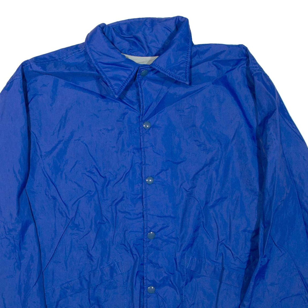 PLA-JAC Mens Shell Jacket Blue Nylon L