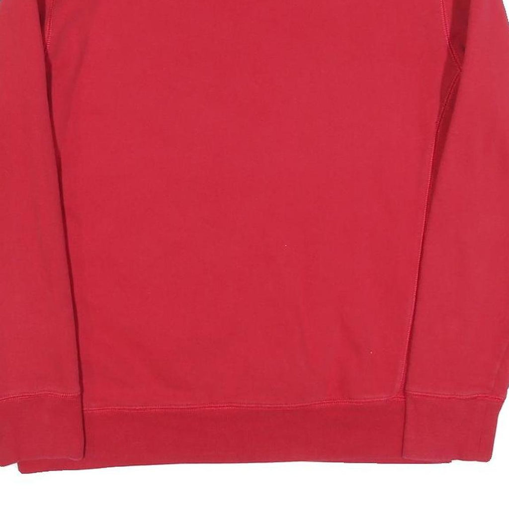 NAUTICA Mens Red S Crew Neck Cotton Blend Sweatshirt Pullover Casual