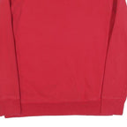 NAUTICA Mens Red S Crew Neck Cotton Blend Sweatshirt Pullover Casual