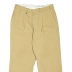 MOBIL ELASTO Womens Trousers Beige Relaxed Straight Wool W30 L24