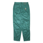 MAGIA Womens Cotton Blend Green Regular Trousers W30 L29 Embroidered Design Zip