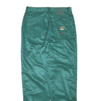 MAGIA Womens Cotton Blend Green Regular Trousers W30 L29 Embroidered Design Zip