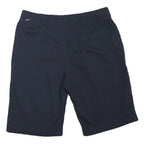 NIKE Mens Casual Black Shorts M W32 Relaxed Fit Cotton Blend Drawstring Pockets