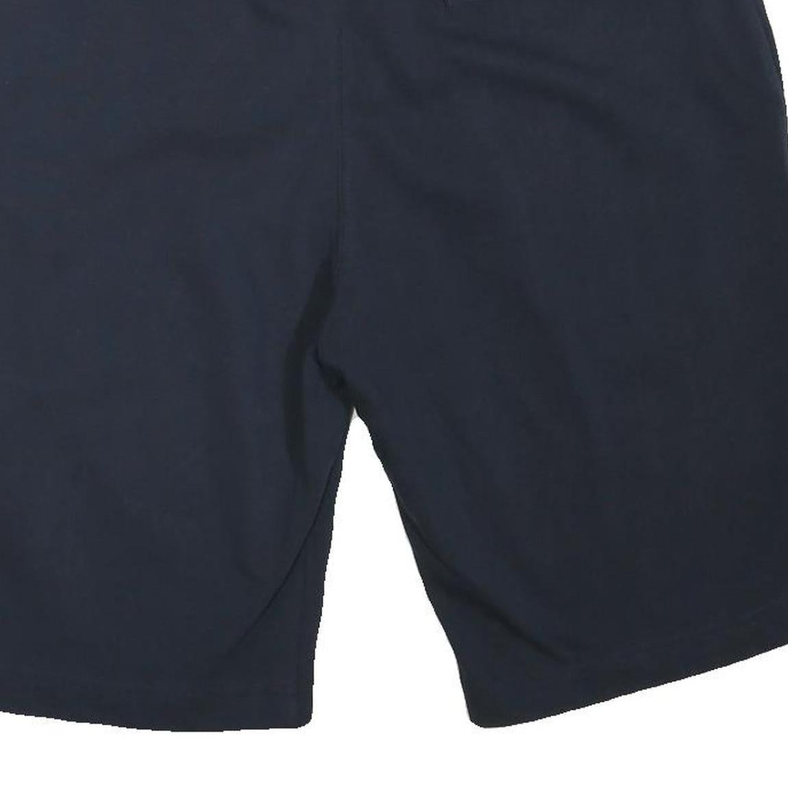 NIKE Mens Casual Black Shorts M W32 Relaxed Fit Cotton Blend Drawstring Pockets