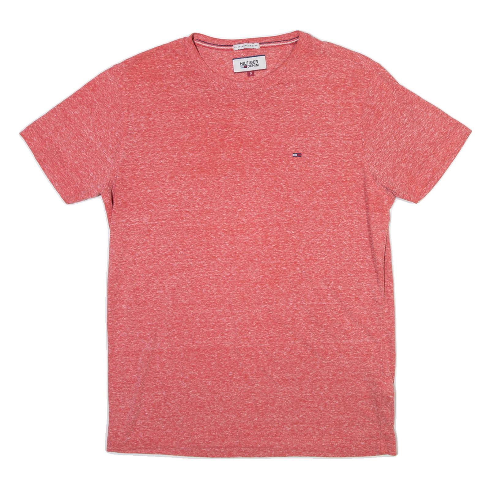HILFIGER DENIM Mens T-Shirt Red S