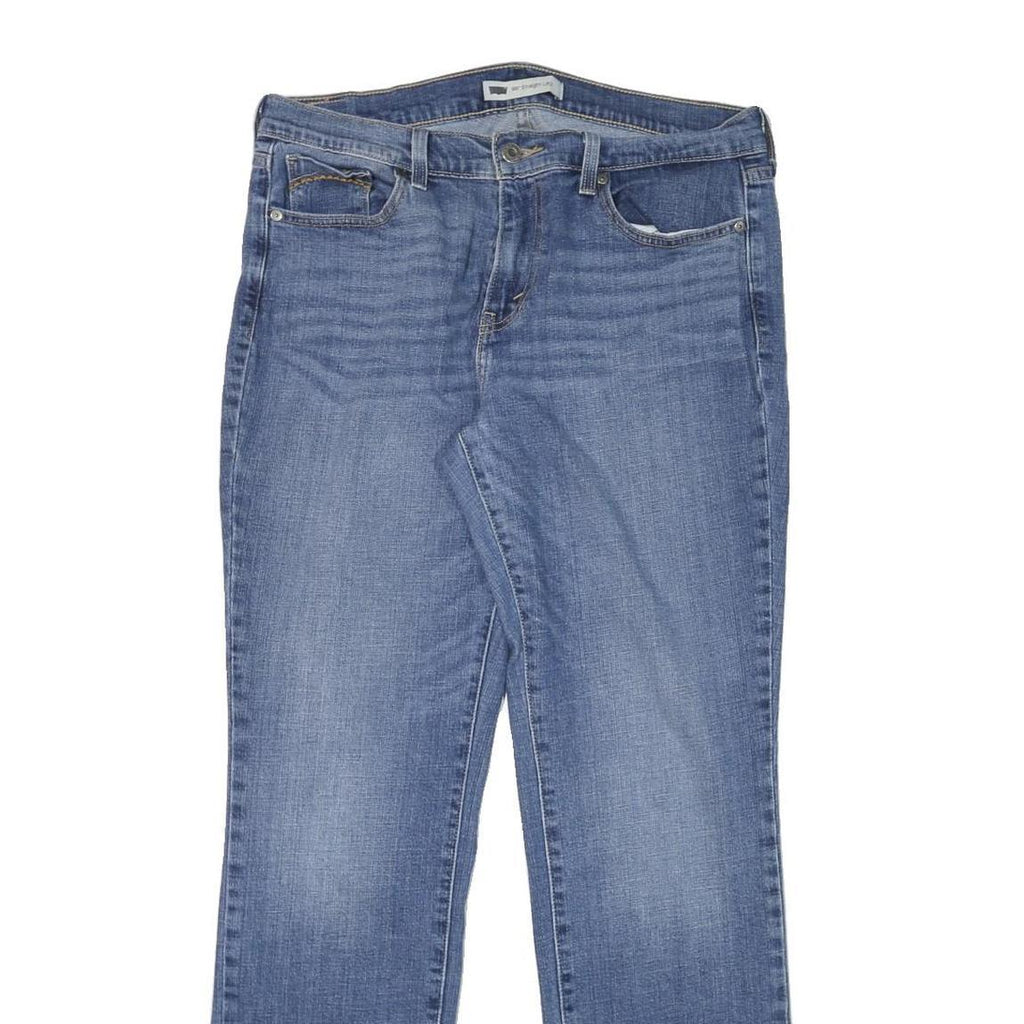 LEVI'S 505 Womens Jeans Blue Regular Straight Denim Medium W32 L31 Classic Fit