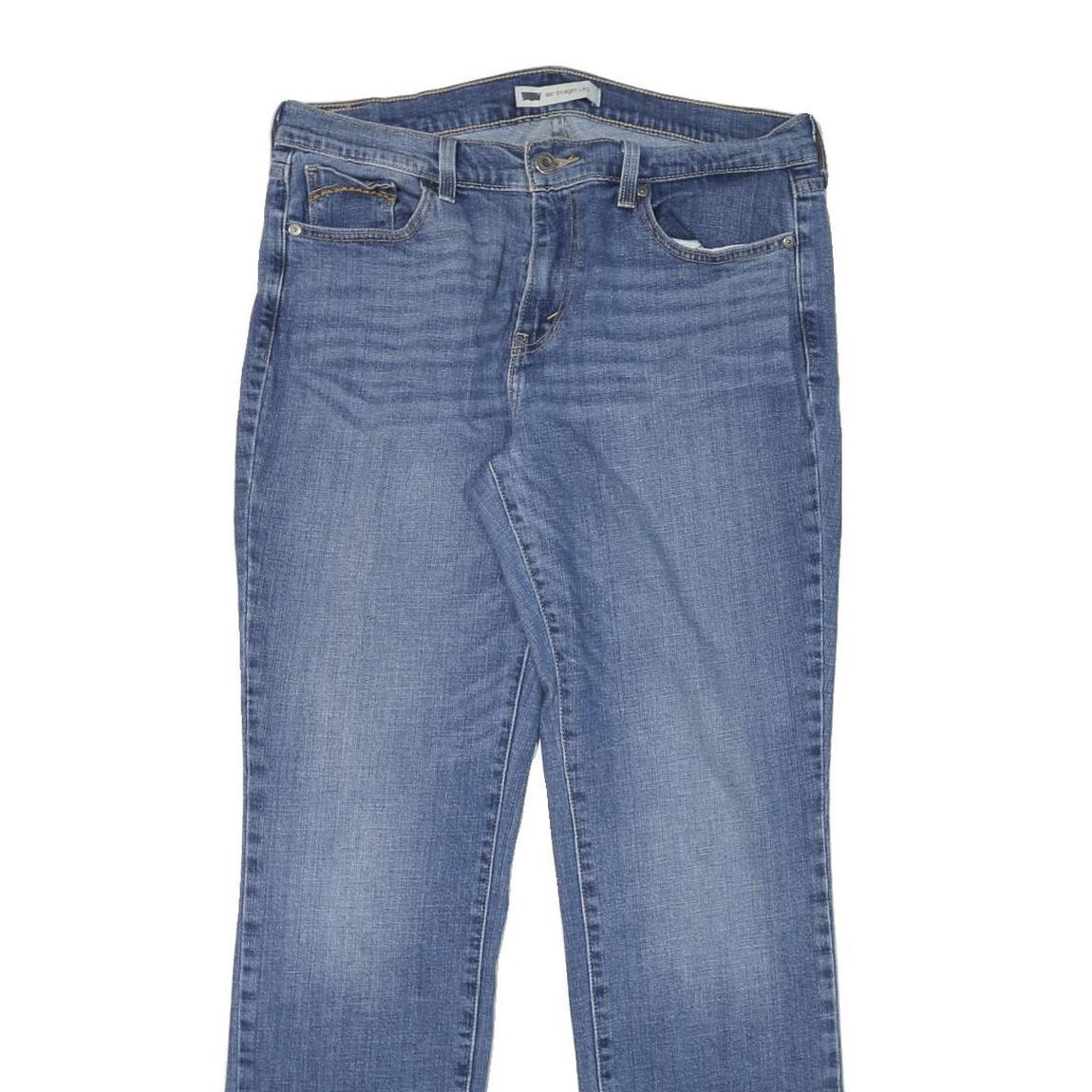 LEVI'S 505 Womens Jeans Blue Regular Straight Denim Medium W32 L31 Classic Fit