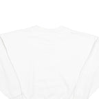 KARL KANI Womens White Signature Logo Crew Neck Sweatshirt M Casual Streetwear