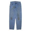 CARHARTT Mens Jeans Blue Relaxed Straight W34 L34