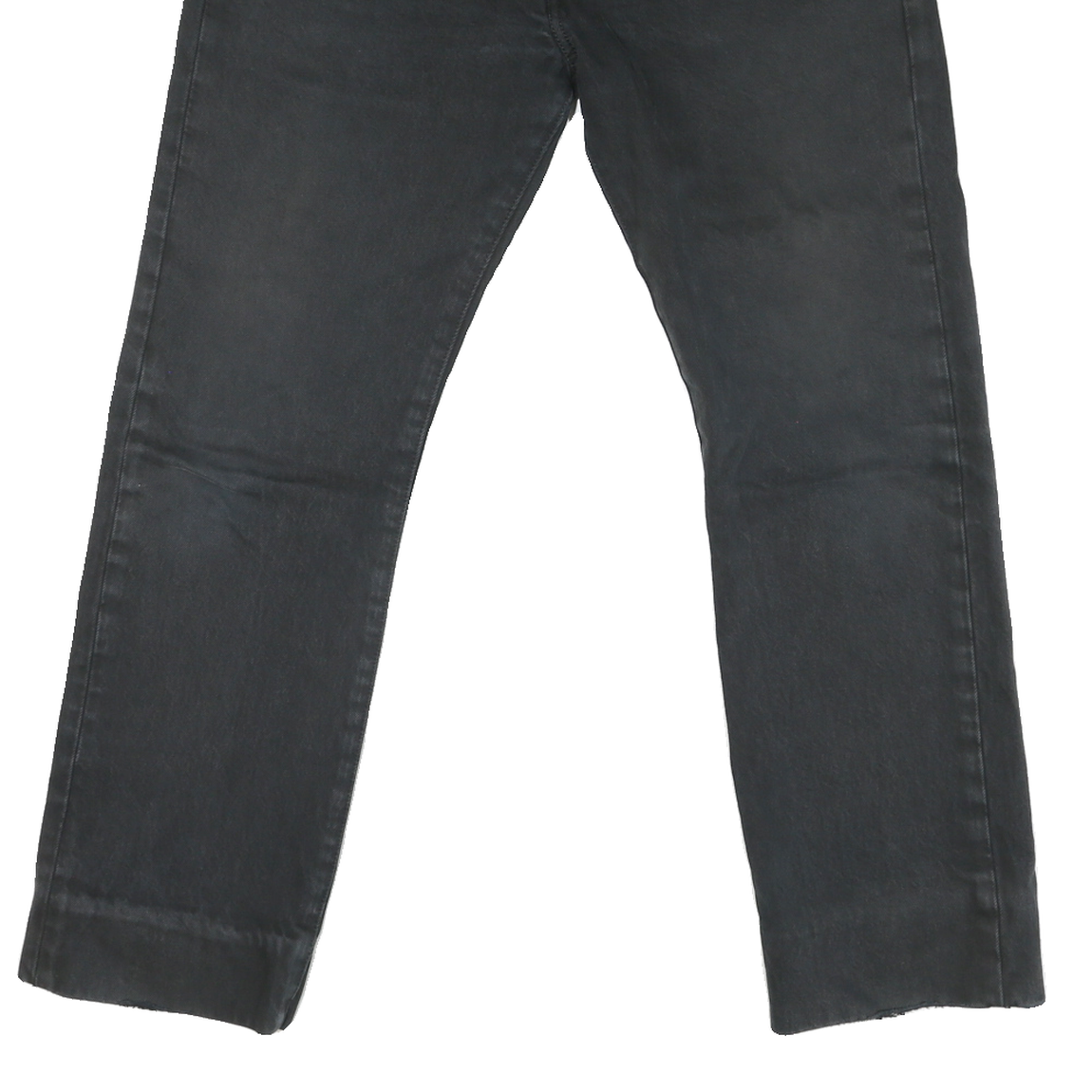 LEVI'S 501 Mens Jeans Black Regular Straight Denim Medium W32 L27 Classic Button