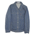 LEVI'S Mens Blue Denim Jacket L Cotton Blend Classic Button Closure Casual