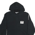 PUMA Mens Black Cotton Hoodie M Printed Logo Casual Streetwear Sweatshirt