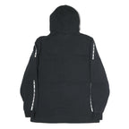 PUMA Mens Black Cotton Hoodie M Printed Logo Casual Streetwear Sweatshirt