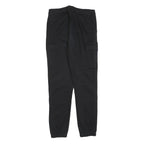 TALLY WEIJL Womens Cotton Blend Black Slim Cargo Trousers W30 L28 Stylish Casual