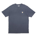 CARHARTT Mens Blue & Yellow Pocket T-Shirt L Short Sleeve Crew Neck Cotton