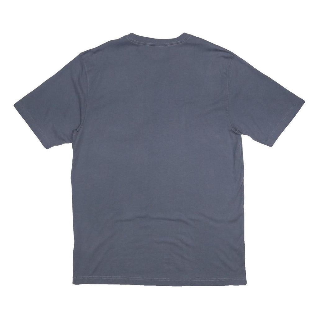 CARHARTT Mens Blue & Yellow Pocket T-Shirt L Short Sleeve Crew Neck Cotton