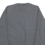 ADIDAS Mens Grey Crew Neck M Cotton Blend Sweatshirt Sports Training Pullover