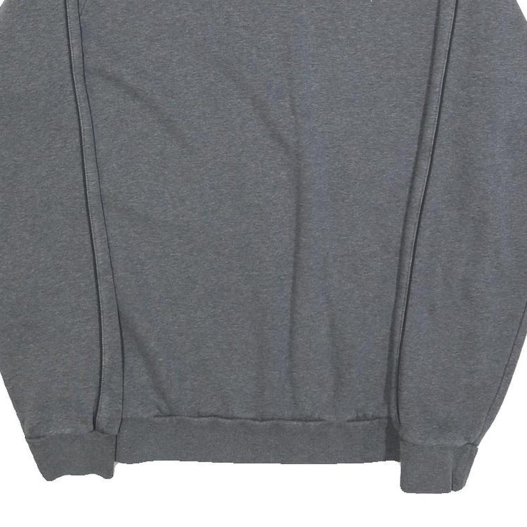 ADIDAS Mens Grey Crew Neck M Cotton Blend Sweatshirt Sports Training Pullover