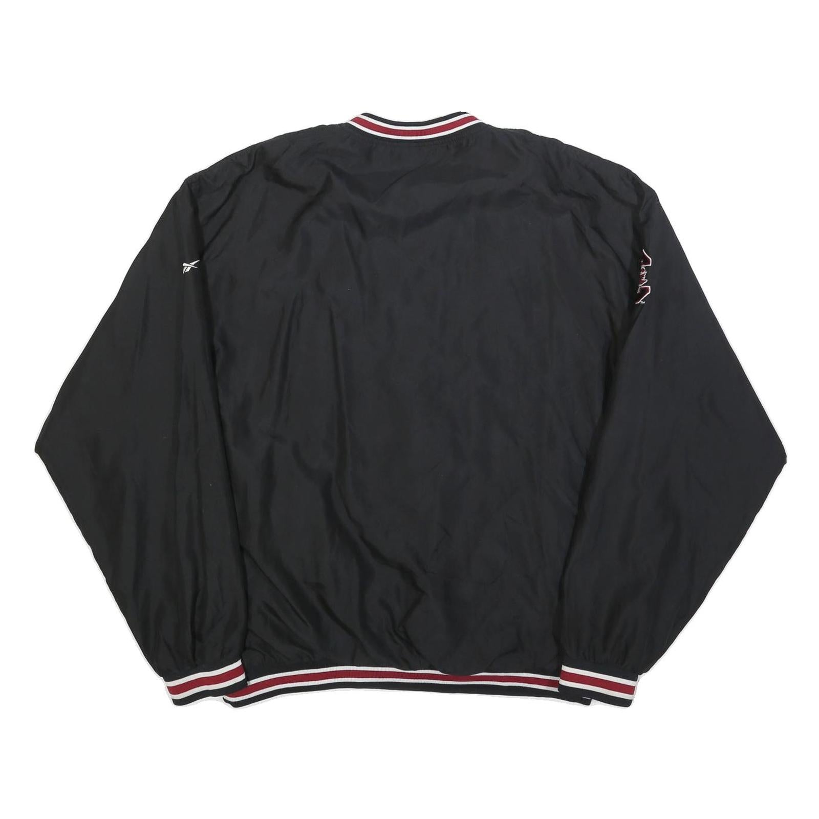 REEBOK Mens Black & Maroon South Carolina V-Neck XL Pullover Sweatshirt