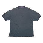TOMMY HILFIGER Mens Blue Short Sleeve Plain L Cotton Polo Shirt Classic