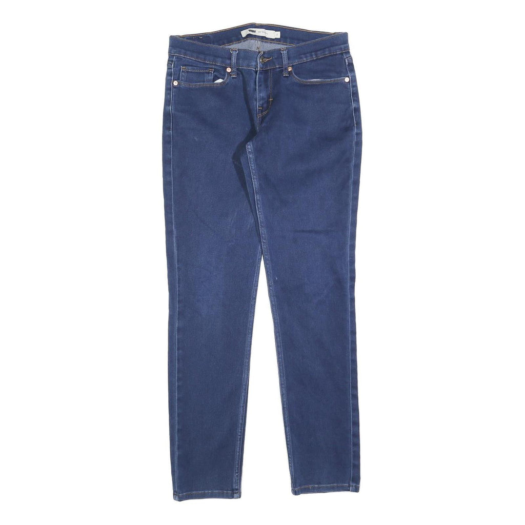 LEVI'S 524 Womens Jeans Blue Slim Skinny Denim Medium W28 L29 Stretch