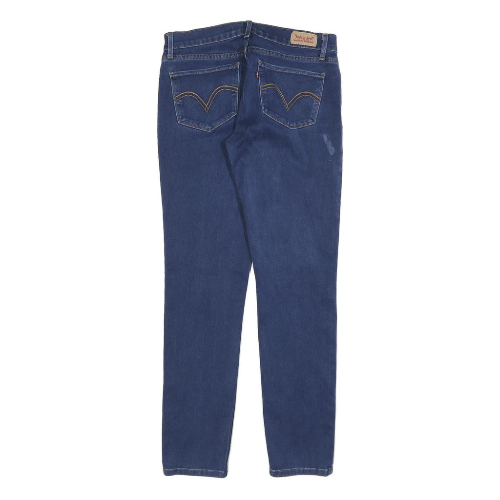 LEVI'S 524 Womens Jeans Blue Slim Skinny Denim Medium W28 L29 Stretch