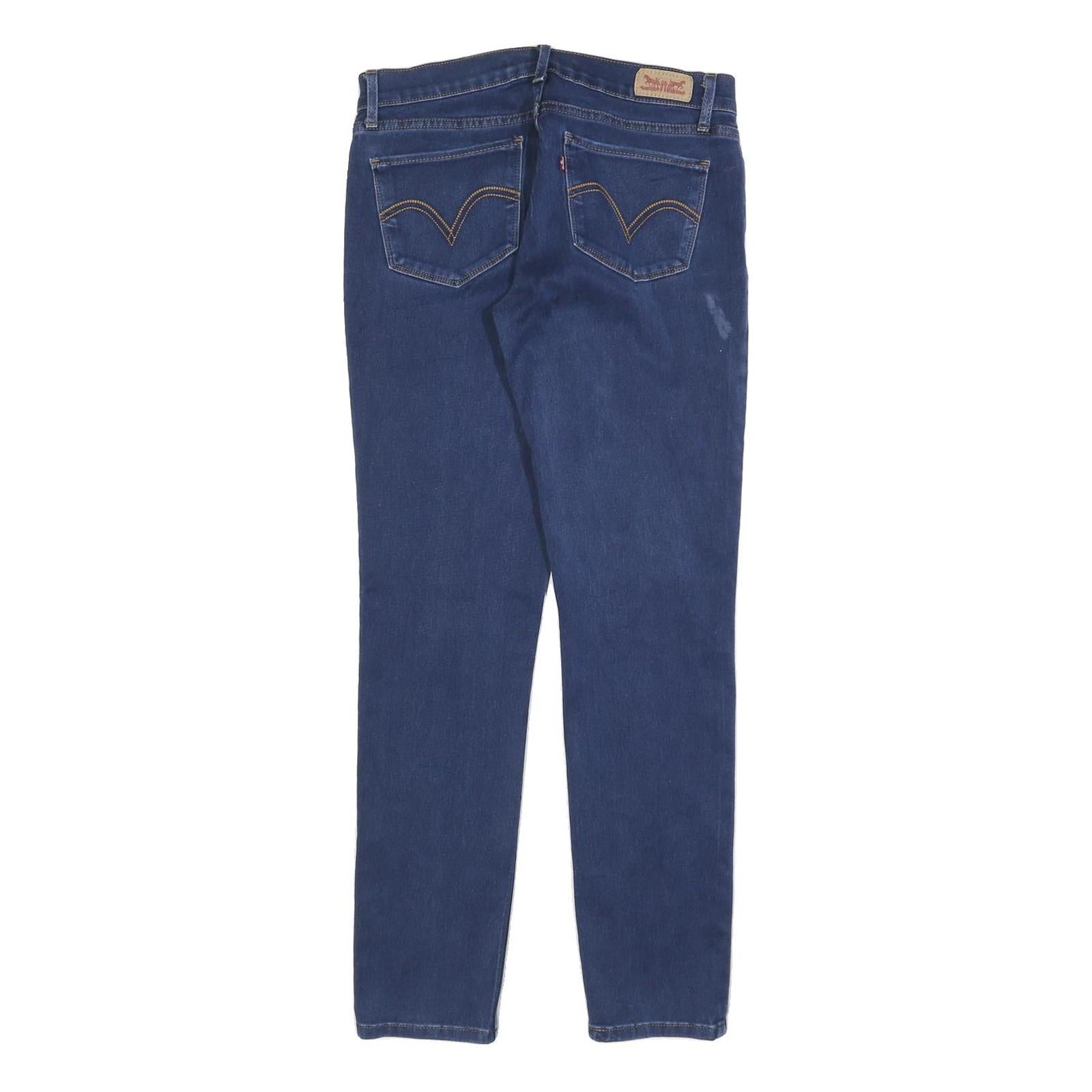 LEVI'S 524 Womens Jeans Blue Slim Skinny Denim Medium W28 L29 Stretch