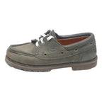 TIMBERLAND Classic Womens Boat Shoes Leather UK 6 Grey Casual Deck Style